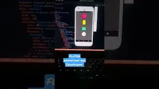 Flutter animations and Transforms 
