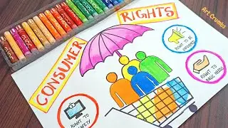 World Consumer Rights Day poster/consumer rights day drawing/#consumerAwareness Drawing