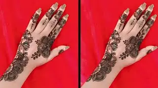  Trending latest video YouTube ka trending mehndi design back hand mehndi design beautiful stylish 