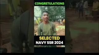 Congratulations for selected in navy ssr 2 2024