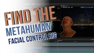 Can't Find Metahuman Facial control rig inside UE5 | How to make the facial control rig visible