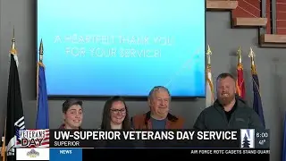 UW-Superior honors university vets on Veterans Day