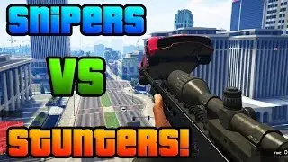 Gta 5 Snipers Vs Stunters and Races with EndingGamertag and more