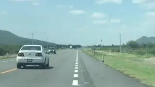 Carretera Cd. Victoria - Tampico (reductor de velocidad-despertador-mal colocado, TODA LA CARRETERA)