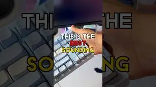 The Best Sounding Keyboard #keyboard #mechanicalkeyboard #gamingsetup #unboxing #technology #tech