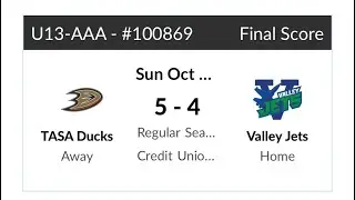 TASA vs. Valley Jets