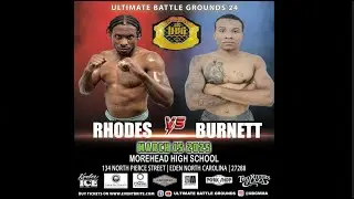 UBG 24 - 170: TREY RHODES V ROB BURNETT