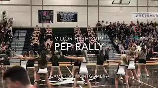Game 1 pep rally for Vidor High