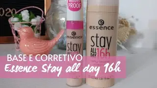 RESENHA BASE E CORRETIVO STAY ALL DAY  da Essence