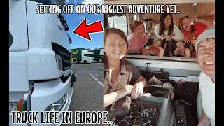 SETTING OFF ON OUR BIGGEST ADVENTURE YET! VAN LIFE/TRUCK LIFE EUROPE 🤟🏻