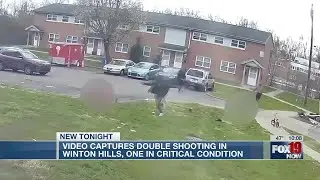 Video captures double shooting in Winton Hills, one in critical condition