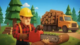 Lumber chopper game paly