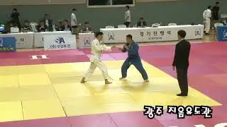 남 장년부(40대) 경기 ... 송암유도관 정순일 vs 운남J&J 봉하경