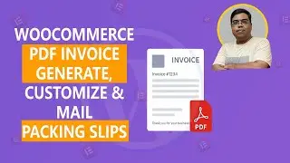 WooCommerce PDF Invoice Generate, Customize & Email (Packing Slips) FREE | Dgtal Shapes Tutorial