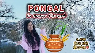 Snowல🌨️ Pongal Festival 😍 | What happened inside the forest 🥶 | First Experience in snow forest 😃 