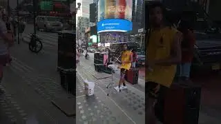 Drums and Tap dance. New York. Time Square #shors #newyork @nyc #drums #tapdance