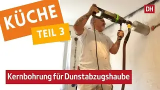 Kernbohrung durch Außenwand.
