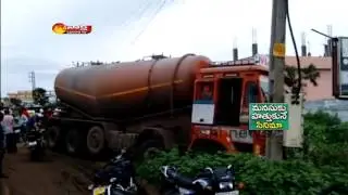 Speed Lorry Hits Bike in Ranga Reddy District : 2 Died