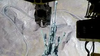 CH-47 Chinook Helicopters Sling Load Operations of M777 155mm Howitzers