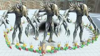 Giant Scourge VS 50x Crypto Bro NFT - ARBS TV - Animal Revolt Battle Simulator