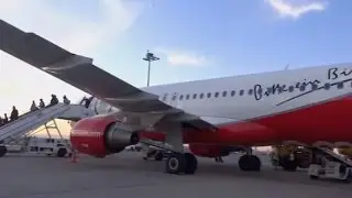 Airberlin Flight Experience to Egypt Airbus A320 Frankfurt-Hurghada