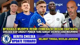 CHELSEA PUTUSKAN JUAL NICOLAS JACKSON😢MARESCA BAJAK HARVEY BARNES😱MYKHAILO MUDRYK RESMI COMEBACK✅