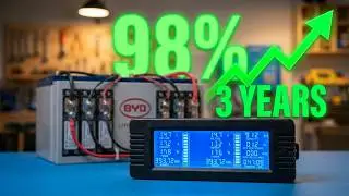 BYD-LITHIUM BATTERY CAPACITY TEST USING PZEM 015 - (After almost 3-years of use)