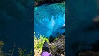 The bluest water I&rsquo;ve seen