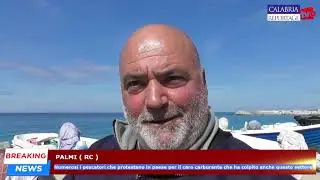Palmi: pescatori protestano per il caro carburante che ha colpito anche questo settore.