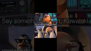 Say something smart, Kowalski #memes