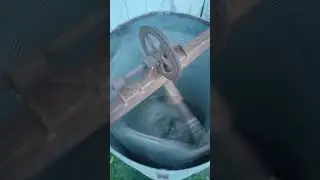 Antique honey extractor
