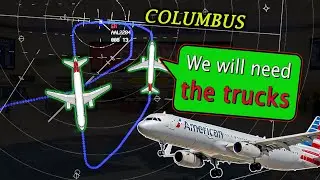 American A321 | ALTERNATE BRAKES FAILURE | Emergency at Columbus