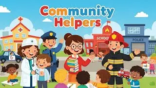 Community Helpers 👩&zwj;🏫👩&zwj;🚒 | Fun Kids Song About Jobs & Helpers | Happy Tales & Tunes