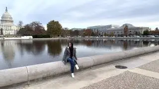 US Capitol during sunset | a walk from Capitol Reflecting Pool | passing by Ulysses S Grant Memorial