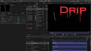 Blood Dripping Effect Apple Motion Tutorial ( Easy, not Perfect)