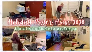 HOLIDAY POWER HOUR 2020! | HOLIDAY CLEAN 2020 | CHRISTMAS PREP 2020 | VLOGMAS DAY 21 | CATLYN MARIE