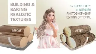 { Creating for SL } Blender | Building & Baking Realistic Textures Pt 4