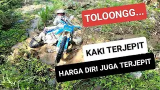 TENAGA HABIS DIJALUR SUNGAI LAKNAT. Trabas bareng team kopi balai part 2