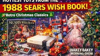 Hottest Toys from the 1988 Sears Wish Book! 🎄 Retro Christmas Classics | Wakey Bakey Morning