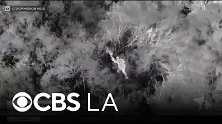 Dog rescued from Orange County canyon with the help of thermal drone technology