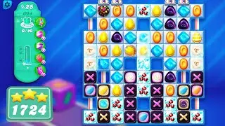 Candy Crush Soda Saga Level 1724 || 3 Stars 🌟🌟🌟