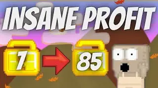 LAZY PROFIT USING ONLY 7 WLS🤑(SECRET PROFIT🤫) - GROWTOPIA PROFIT 2022
