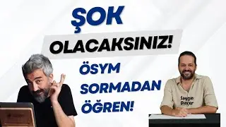ÖSYM sormadan öğren! Bu sefer fena bir ezberi bozduk sanırım.🤓🫣🫣😉