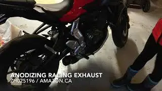 Yamaha FZ 07 Exhaust Upgrade - ANODIZING RACING