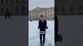 Trump has been talking to the Norwegian King. #fyp #impression #comedy