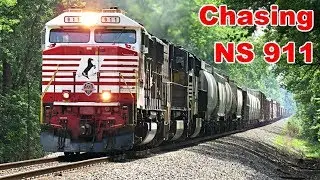 Chasing NS 911 on the Lafayette District!