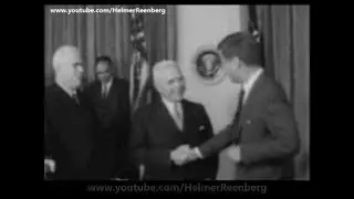 November 29, 1961 -  President John F. Kennedy attends swearing in ceremony of John McCone