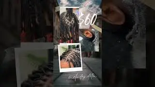 $60 loc Maintenance with detox everyday #dallasloctician