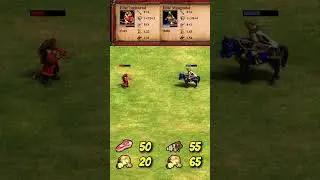 Elite Immortal (Ranged) vs Elite Mangudai (AoE2) #Shorts