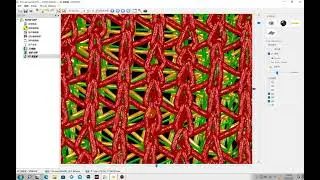 RD6 process of warp knitting double bed spacer fabric